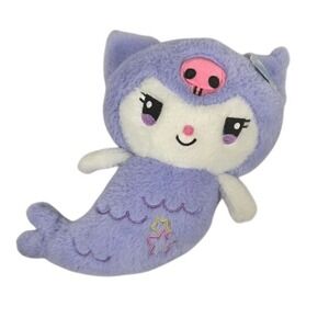 Kawaii Goth Mermaid‎ Plush NWT